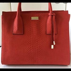 Kate spadeElsie street exotic Meiwether Suede tote